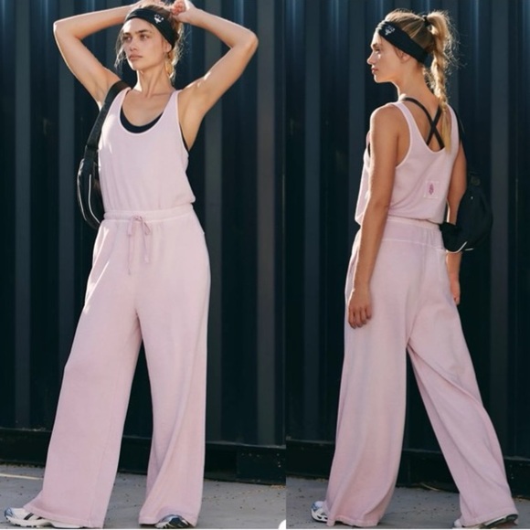 Free People One To Beat Sleeveless Onesie in Mauve Size Large NWOT